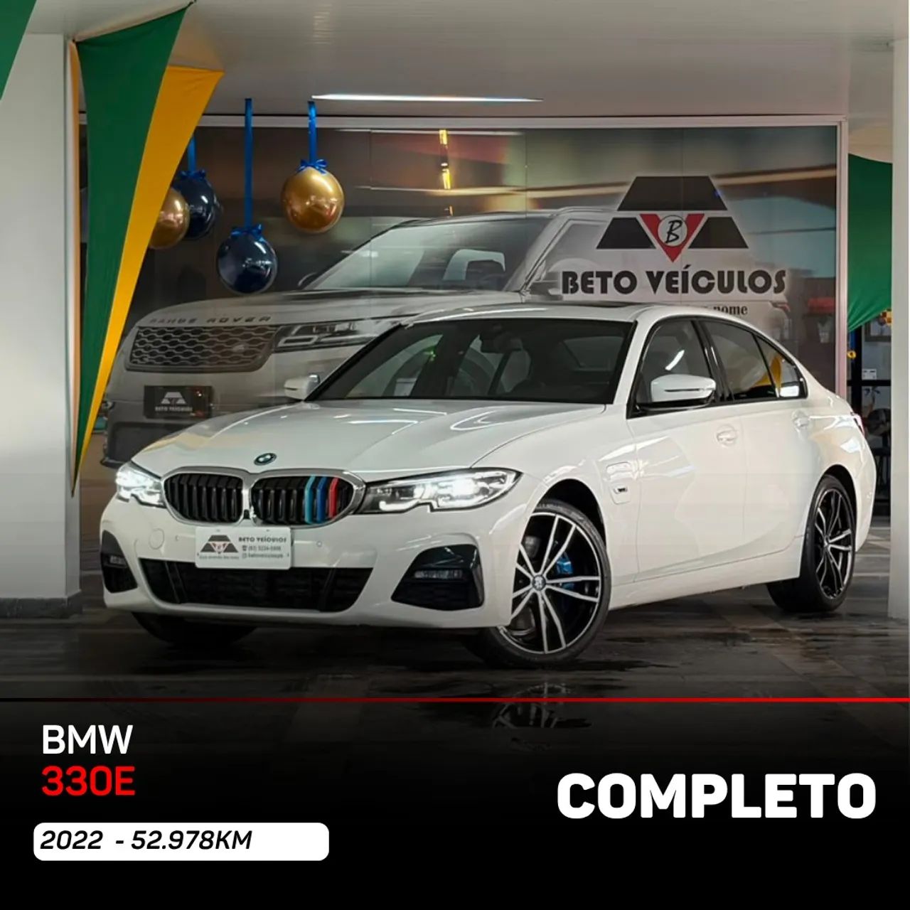 BMW 330E M Sport 2.0 Turbo Híbrido AU 2022