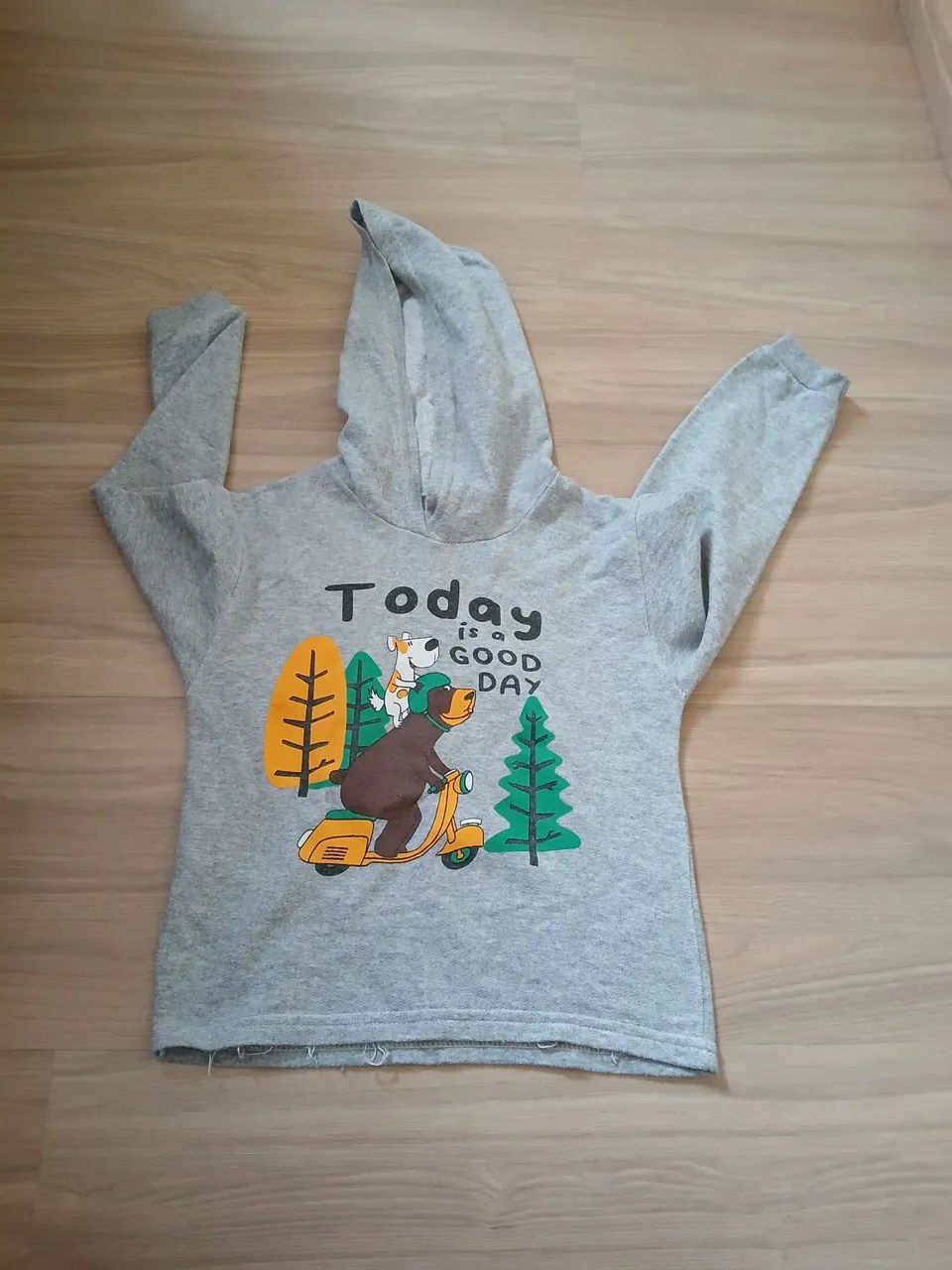 Blusa de moletom infantil 