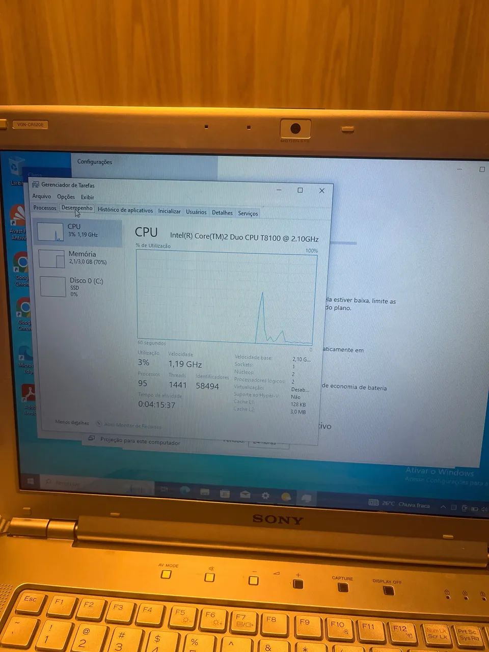 Notebook Sony Vaio - Com SSD, Bateria Boa e Windows 10 - Foto 4