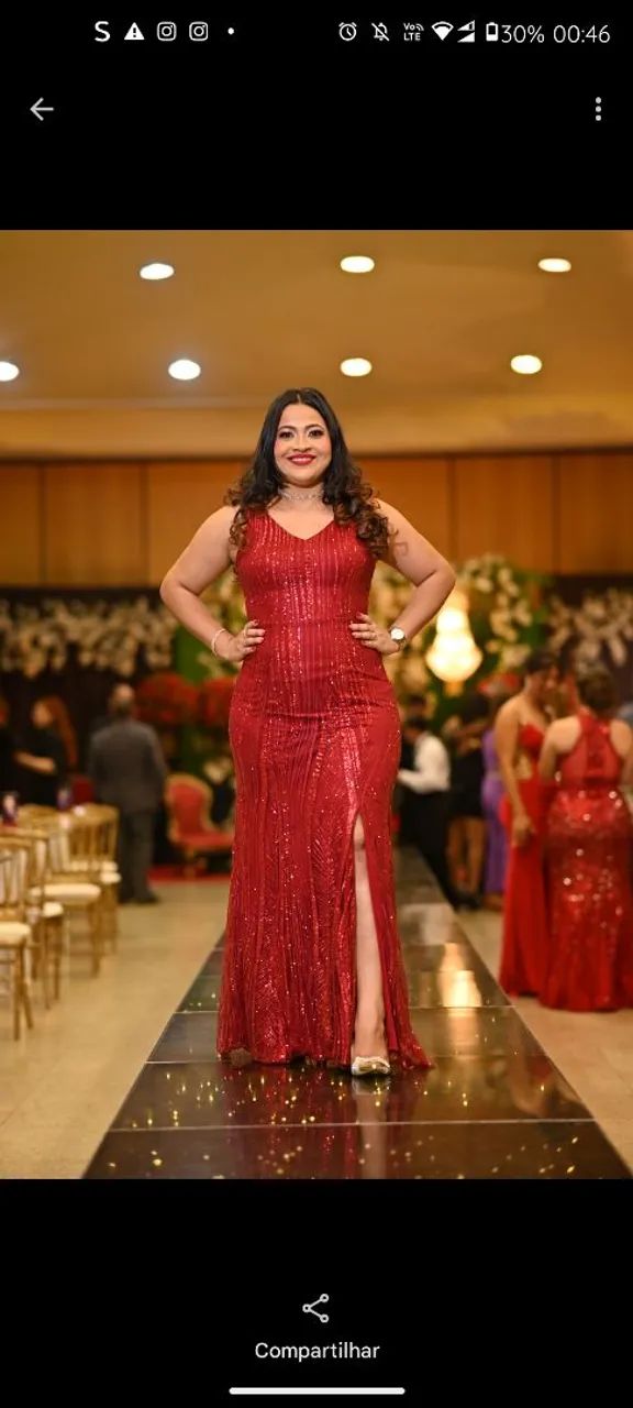 Vestido de festa vermelho - Foto 2