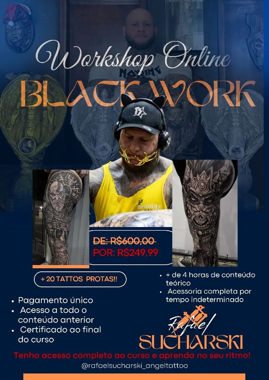 Workshop Online Black Work