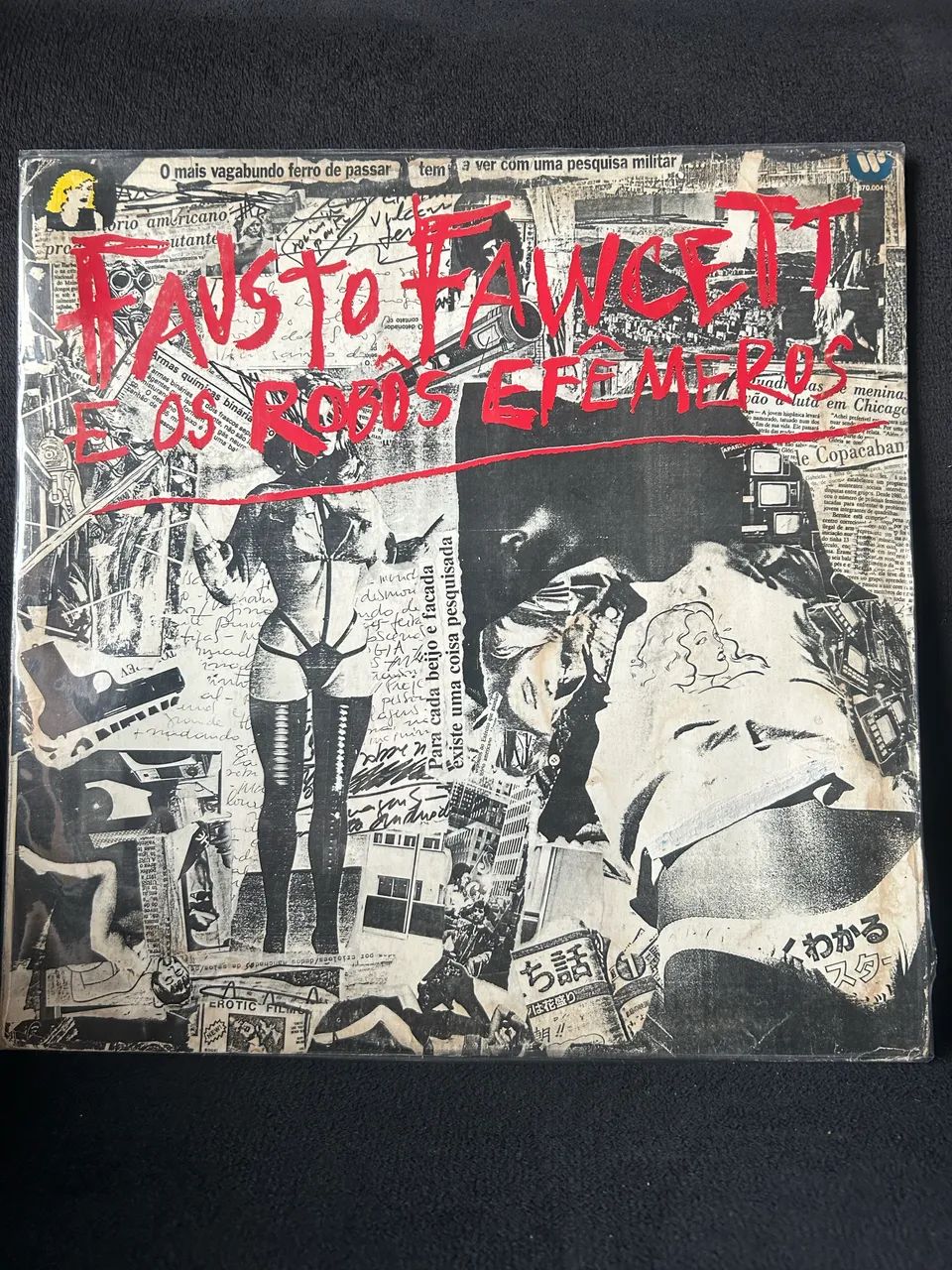 Vinil Lp Fausto Fawcett e os Robôs Efêmeros