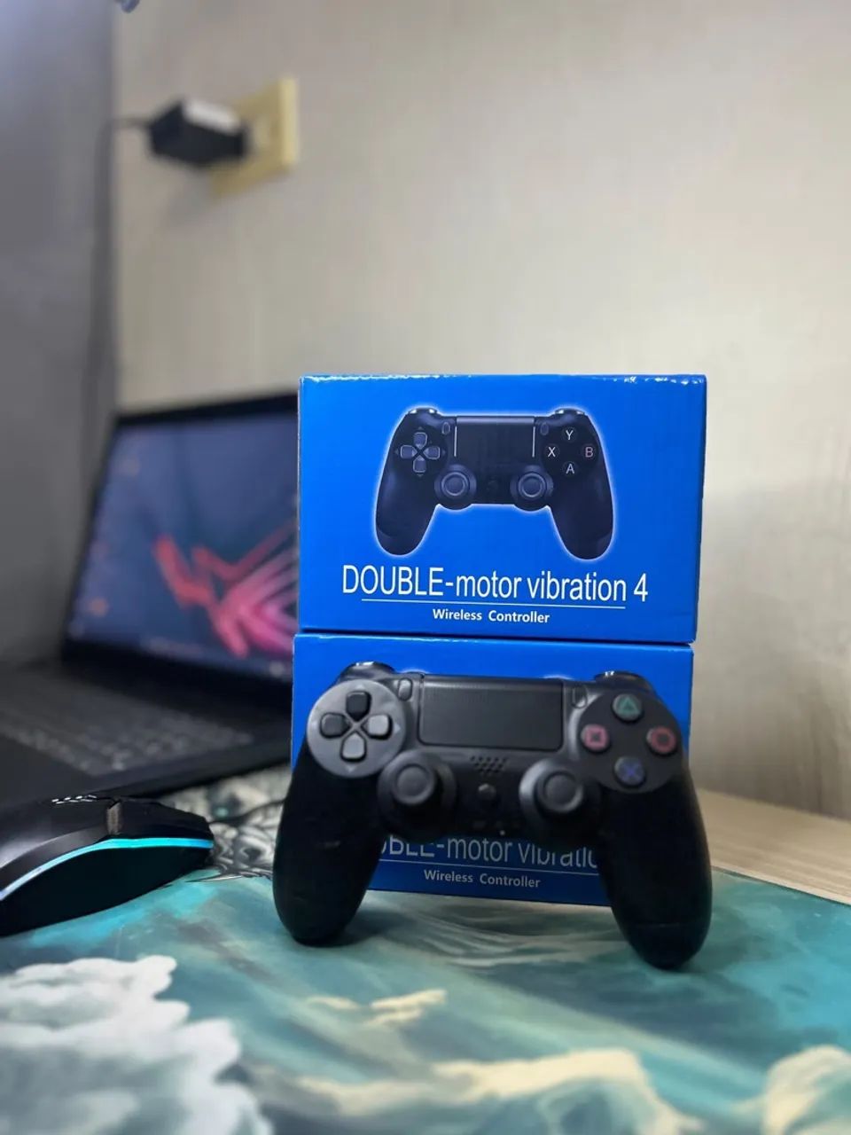 Controle de ps4 e pc 