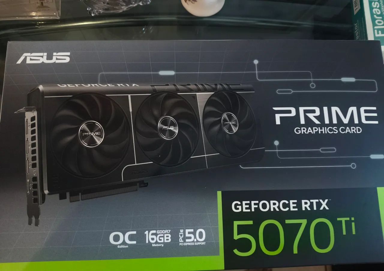 Placa de vídeo rtx 5070 ti Asus 16 gigas 