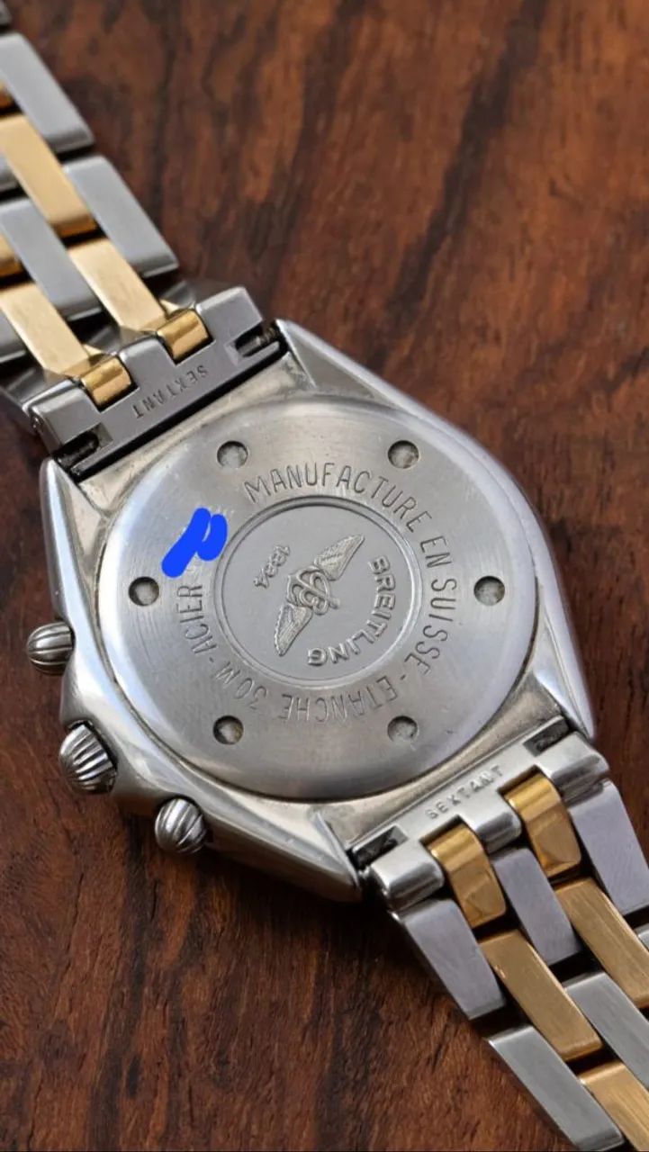 Breitling Sextant - aço e ouro  - Foto 2