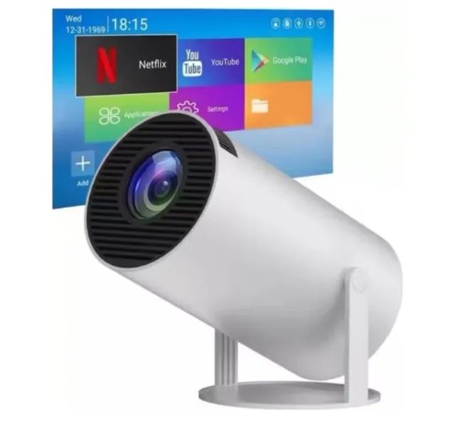 Projetor HY300 Smart 11 4K Ultra HD Bluetooth + WiFi  - Foto 2