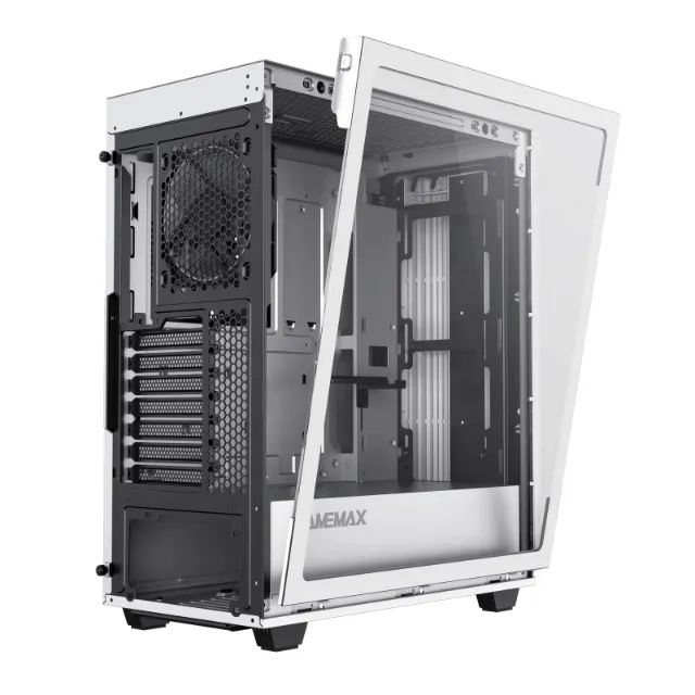 Gabinete Gamer Branco Gamemax Precision White COC (E-ATX) - Foto 2