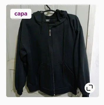 Blusa moletom zíper 