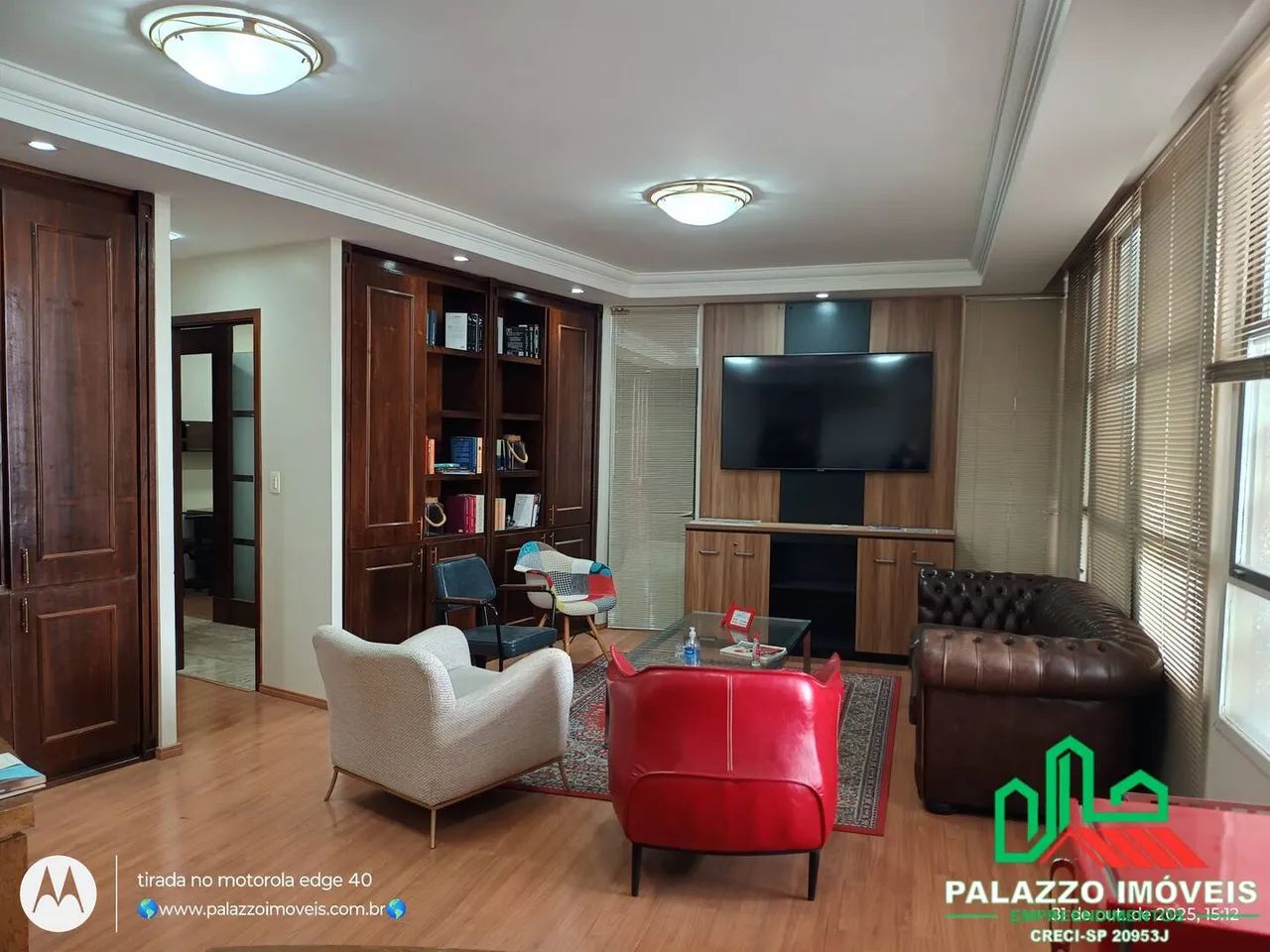 EXCELENTE CONJUNTO NO ITÁLIA COM 122,00M2 AR 03 WCS ANDAR ALTO CENTRO SP - Foto 3
