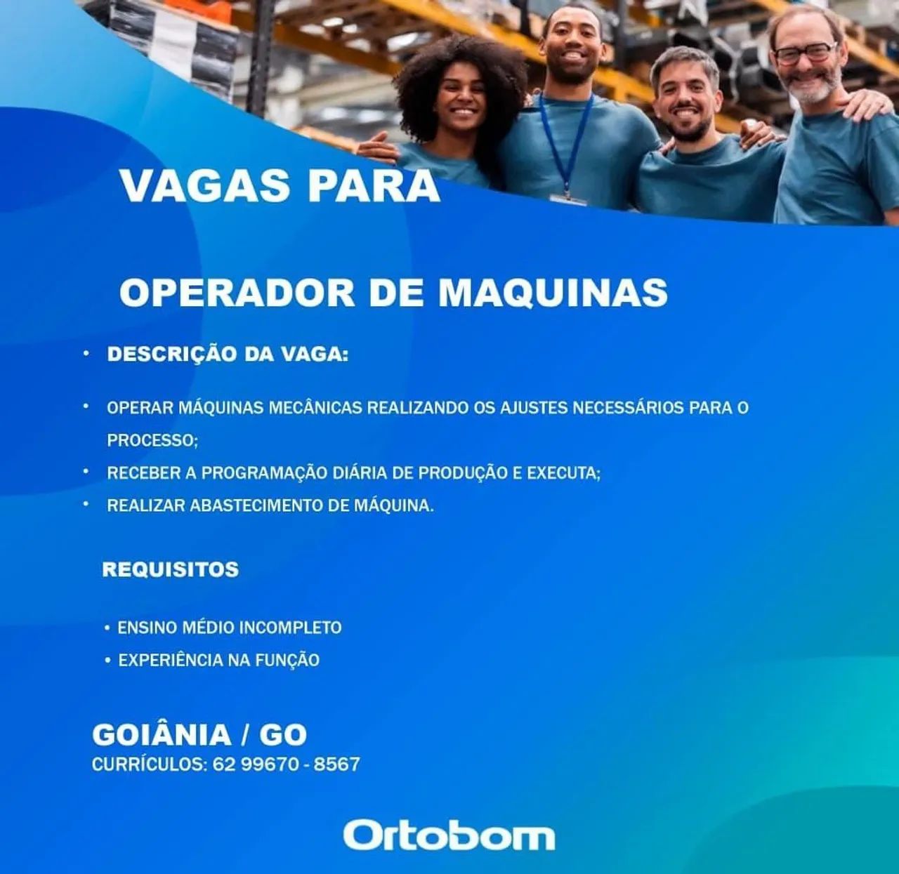 Operador de Máquinas 