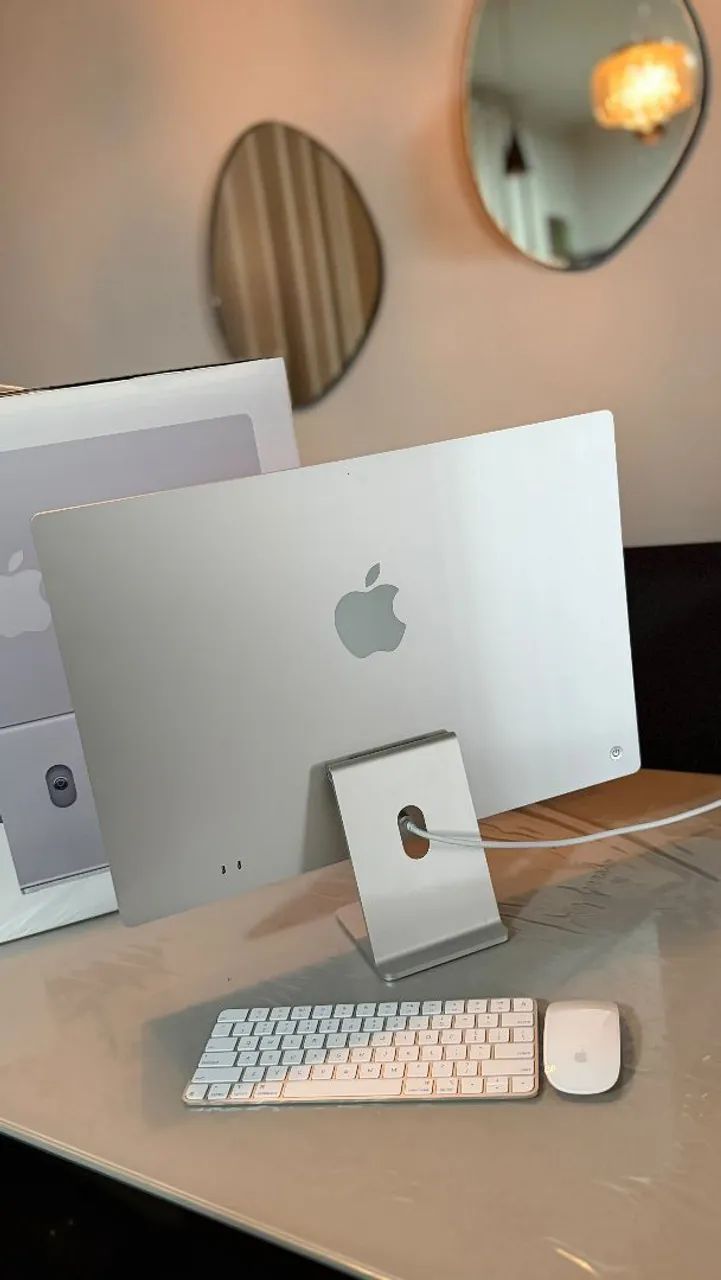 iMac 24, M4 - 16GB RAM | 256GB SSD | Prata - Foto 4