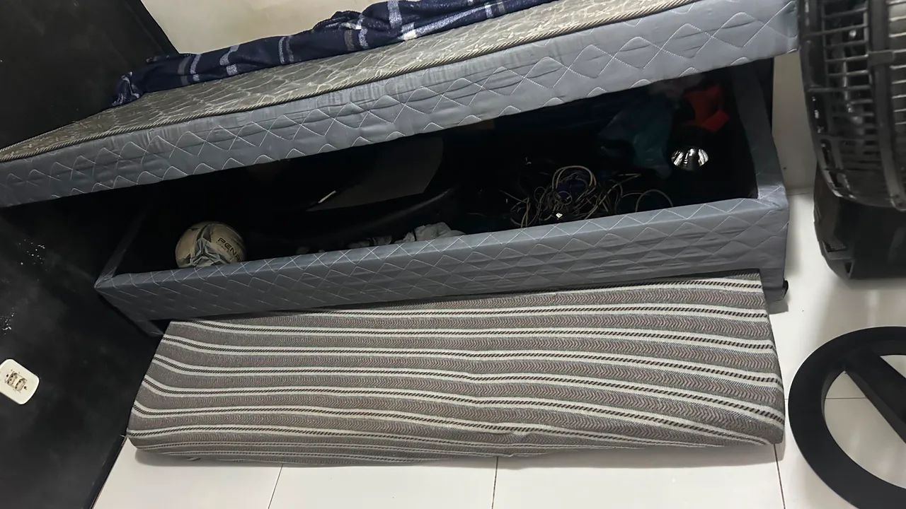 CAMA DE SOLTEIRO (Com Baú e cama auxiliar)  - Foto 2