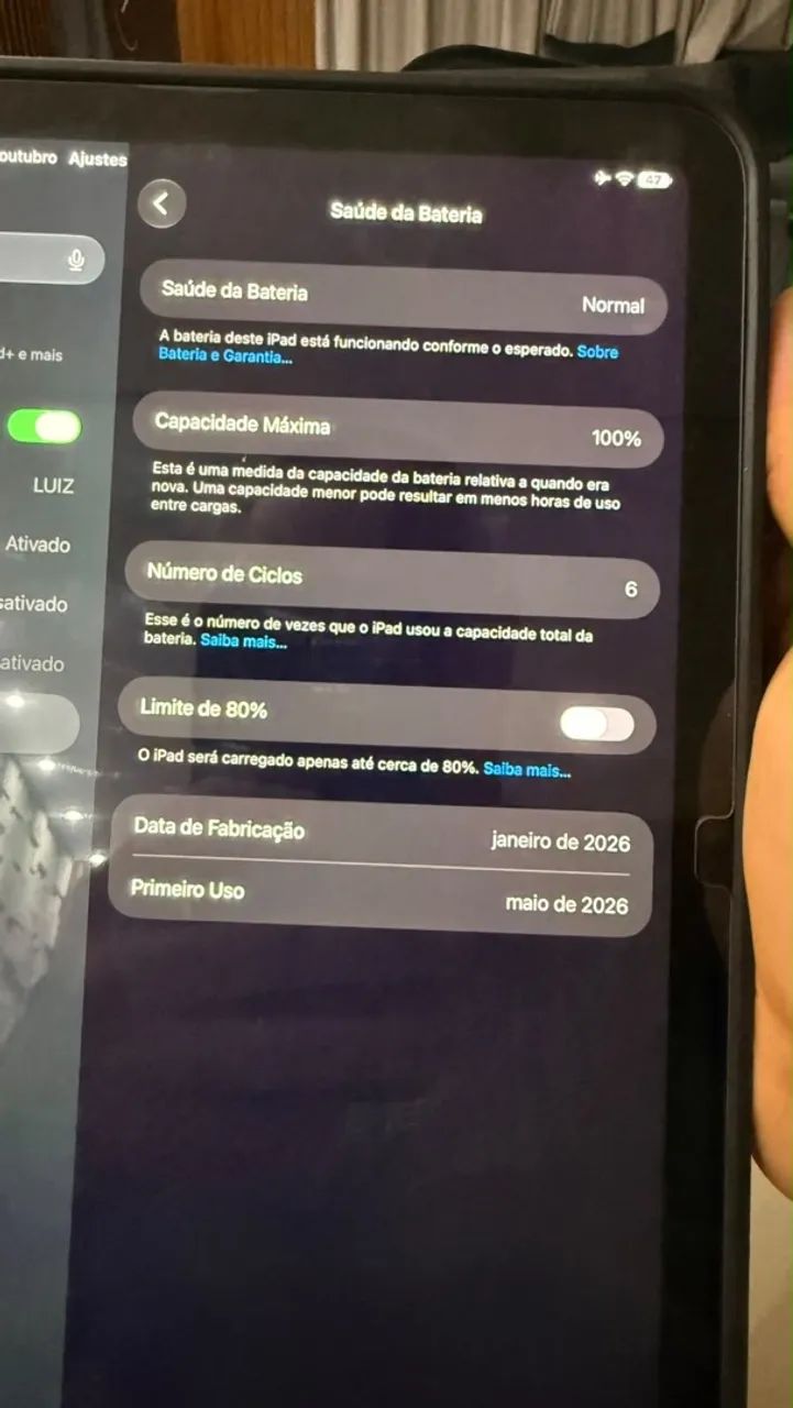 Ipad A16 128gb 5g com 100% de saúde da bateria - Foto 3