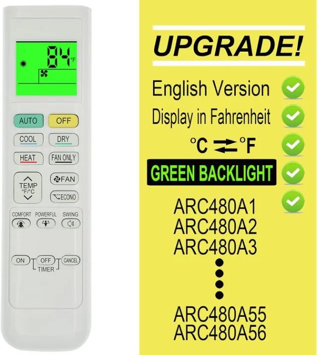 Controle Remoto Ar Condicionado Daikin ARC480A12 COM NOTA FISCAL - Foto 2