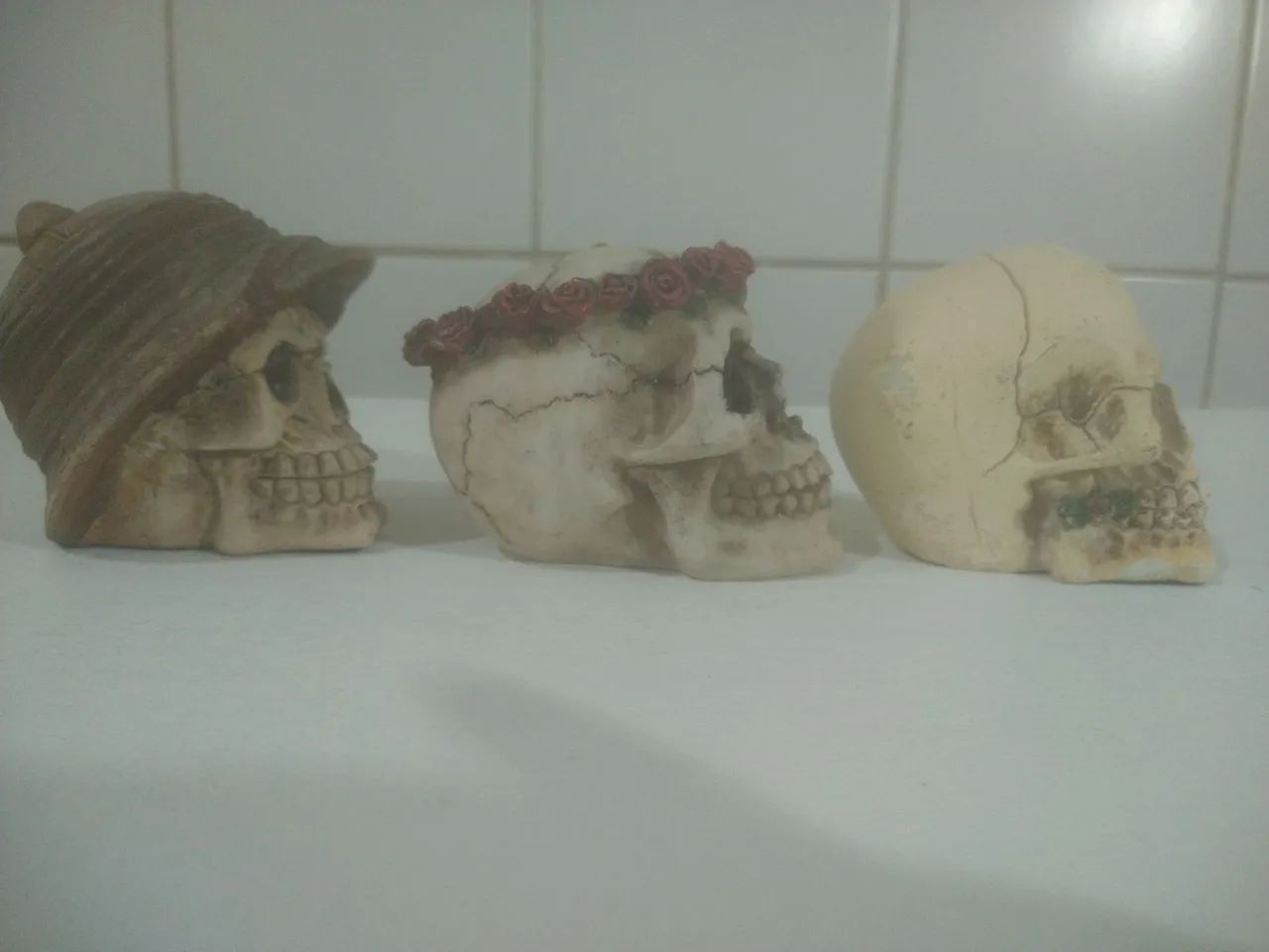 3 Crânio caveira em resina  - Foto 3