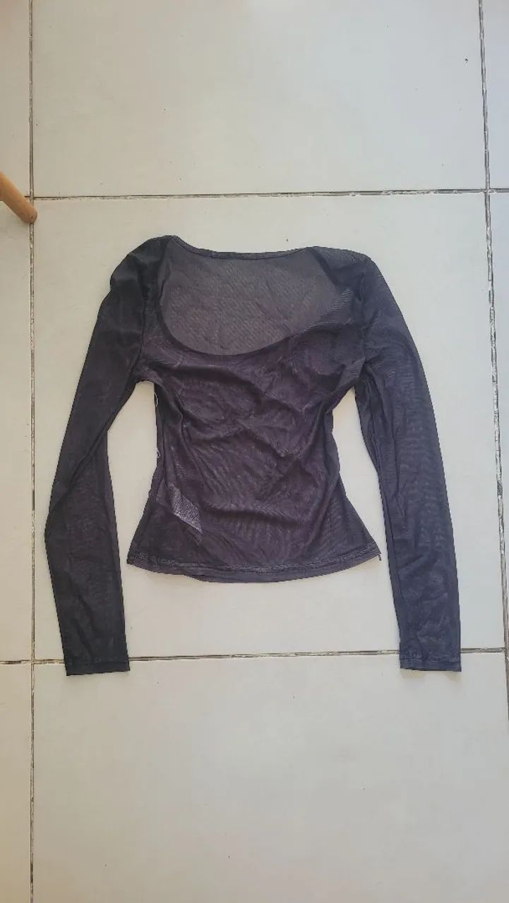 blusa tule be fearless shein - Foto 2