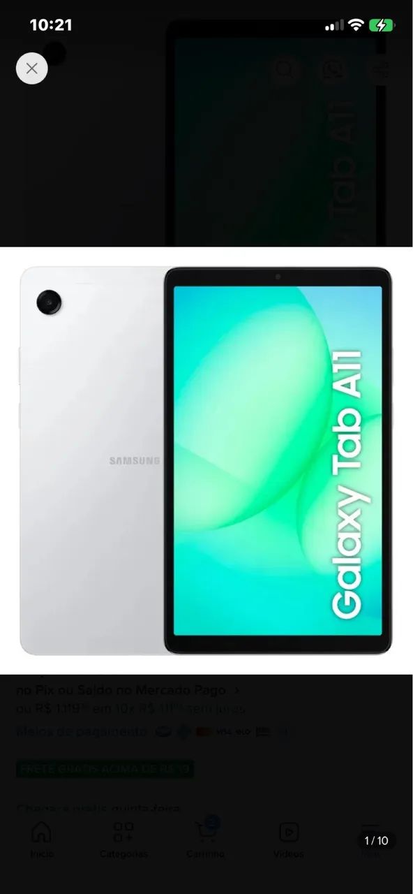Tablet Tab A11 na caixa novo - Foto 3
