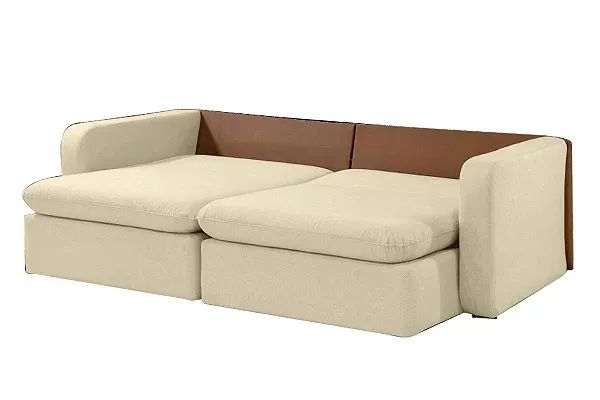 Sofá Retrátil S/ Caixa 2,30m Malibu Design Moderno r76 - Foto 2