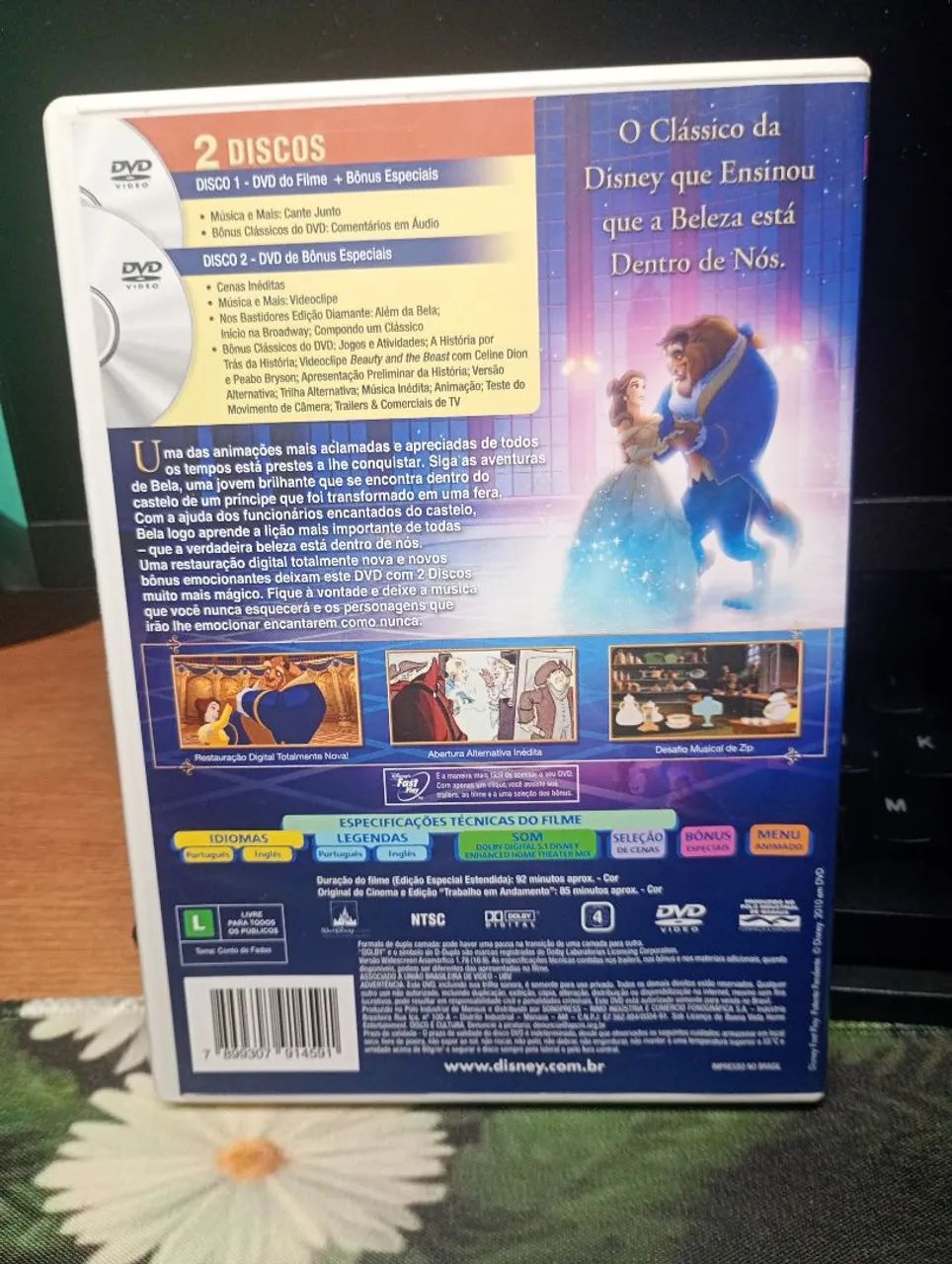 DVD - 2 DISCOS A Bela e a Fera  - Foto 2