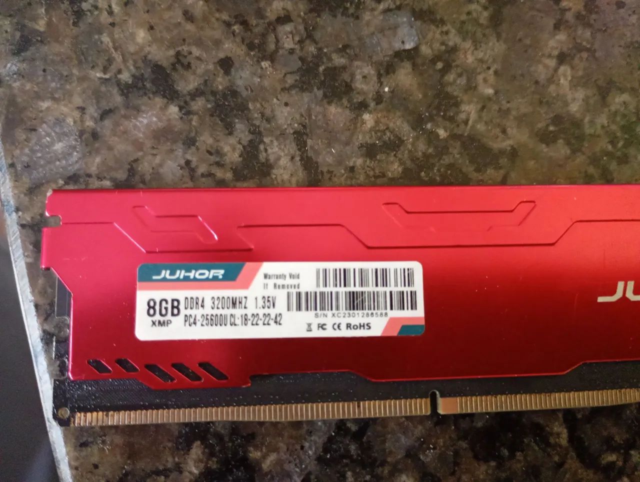 Memória RAM 8gb 3200mhz 