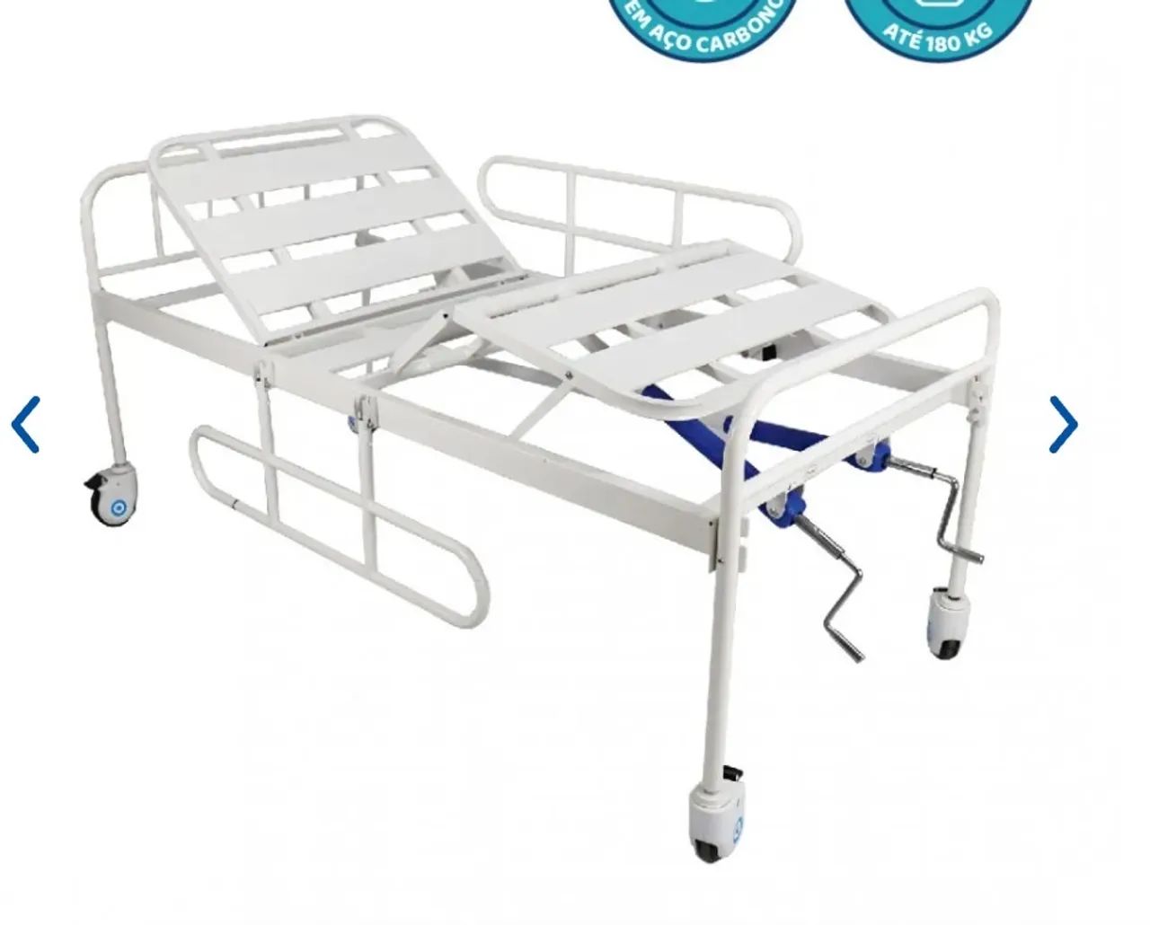 Cama hospitalar manual nova nova - Foto 2