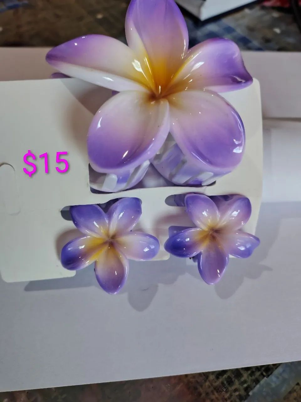 Atracado de cabelo flor 