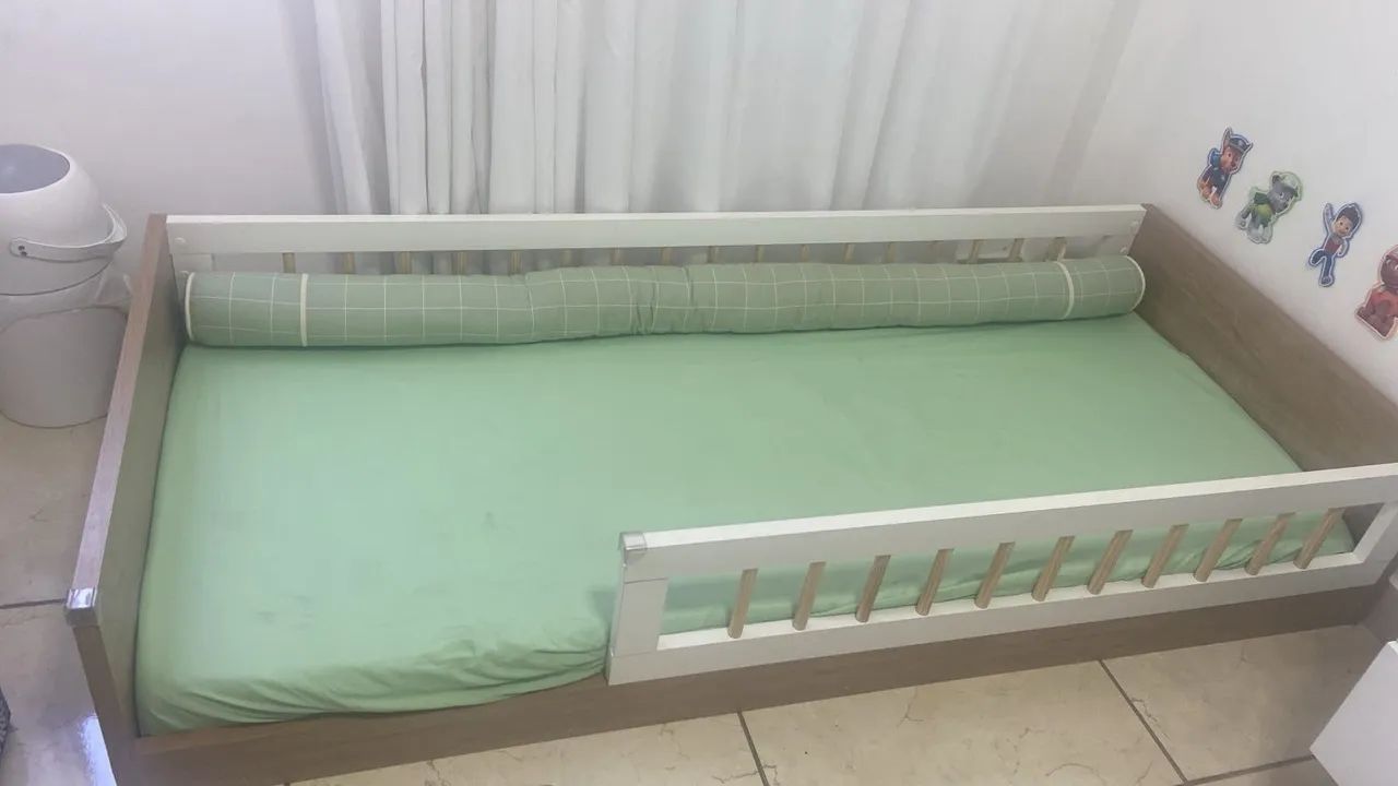 Cama infantil com colchão  - Foto 2