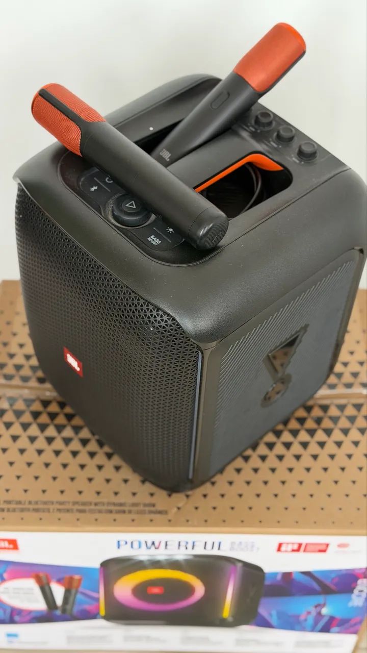 JBL PARTY BOX ENCORE COM MICROFONES - Foto 4