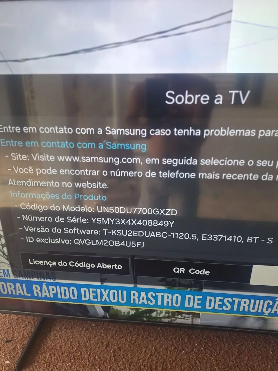 TV SMART SANSUNG 4K 50 POLEGADAS TUDO EM UM FUNCIONANDO PERFEITAMENTE ACEITO CARTÃO  - Foto 5