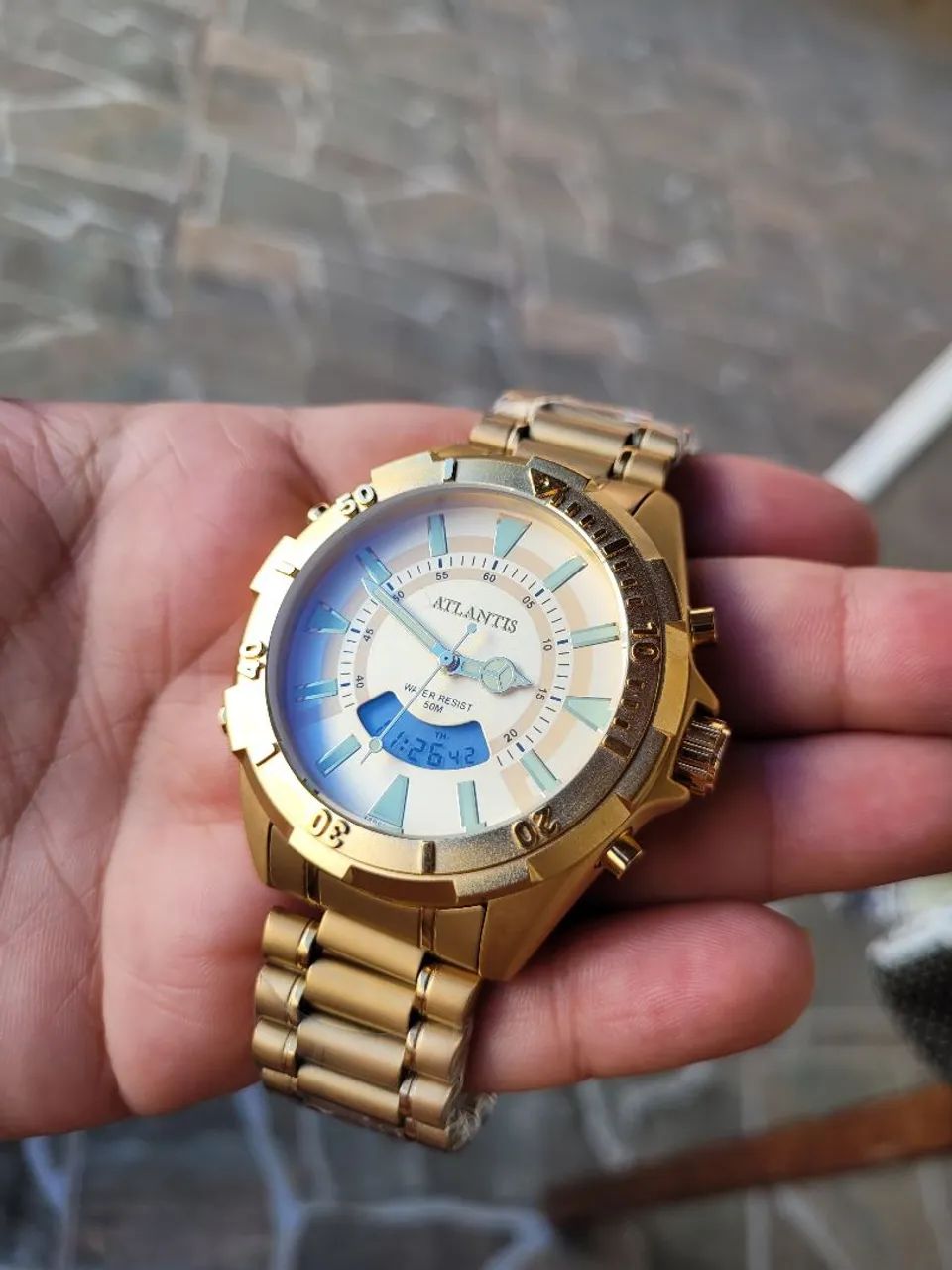 Relógio Atlantis analógico e digital aprova de água ? - Foto 4