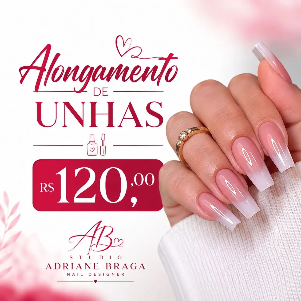 Alongamento de unhas