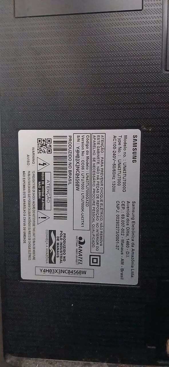SEM IMAGEM.  SMART TV 43 SANSUNG !!!!  - Foto 2