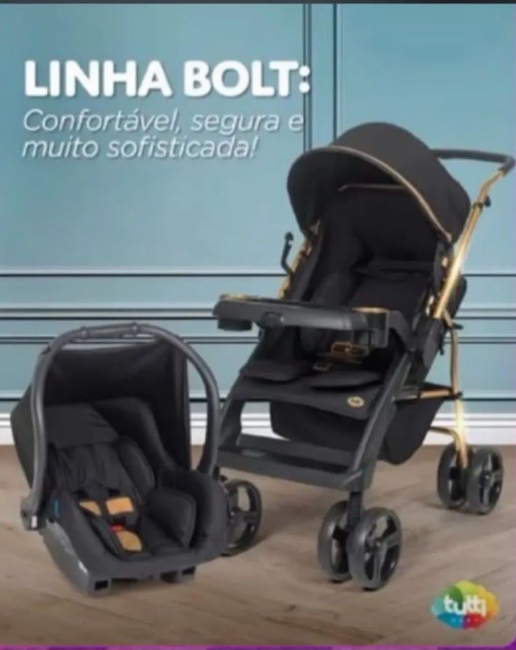 Vendo carrinho de bebê e bebê conforto 