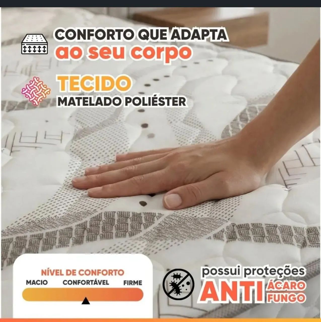 Cama box casal de mola - Foto 2