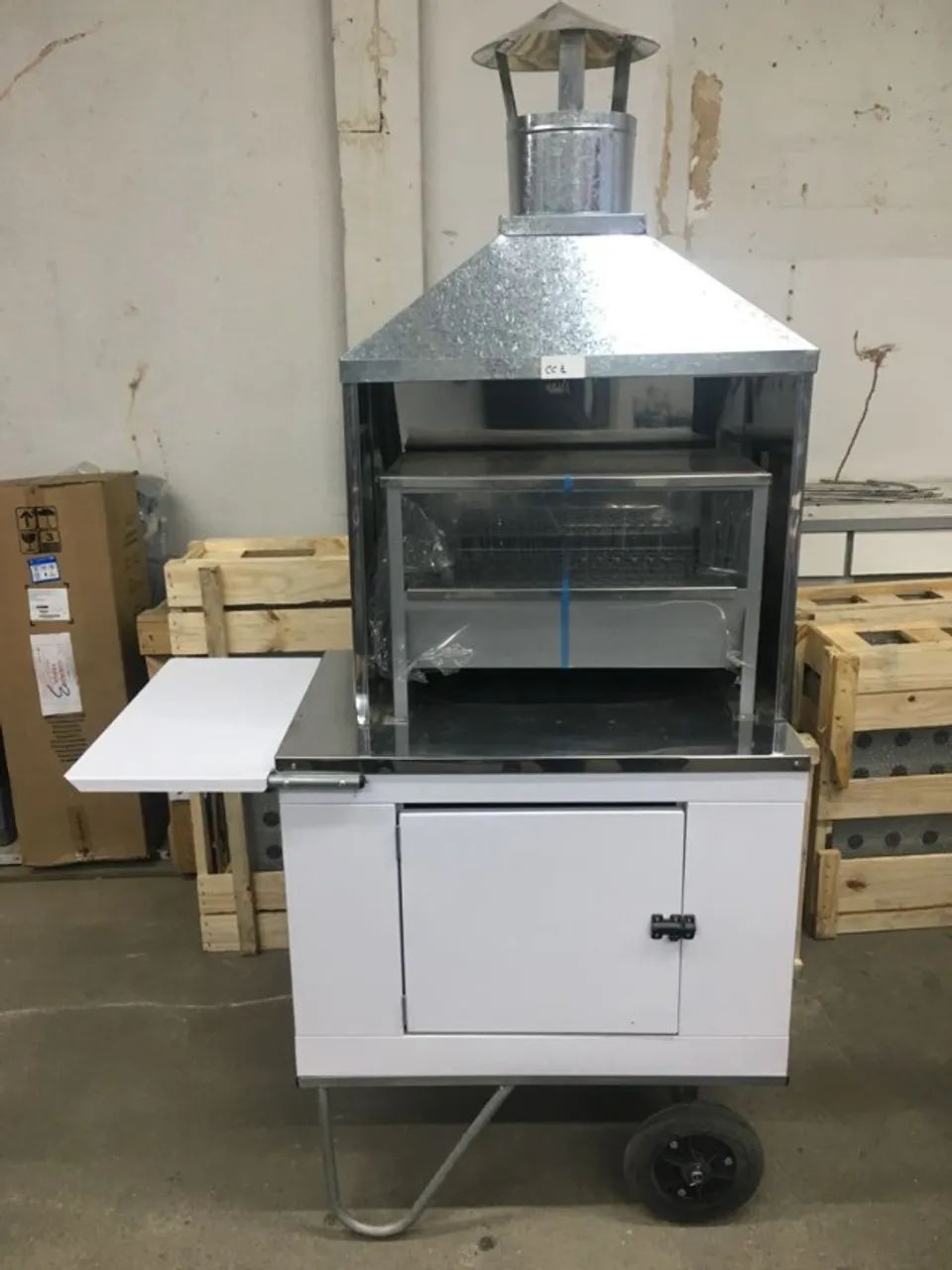 Carrinho pequeno para Churrasco com Coifa Alsa - Novo - Foto 3