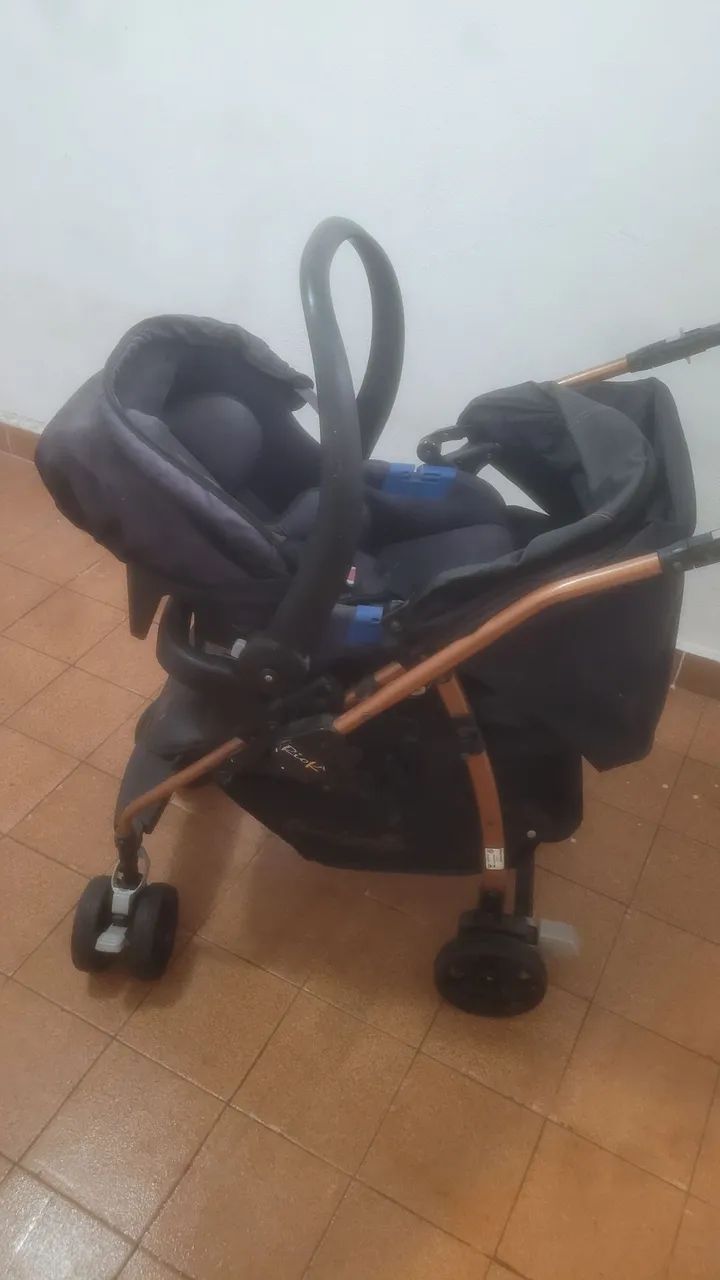 Carrinho de bebe burigotto Rio K - Foto 4