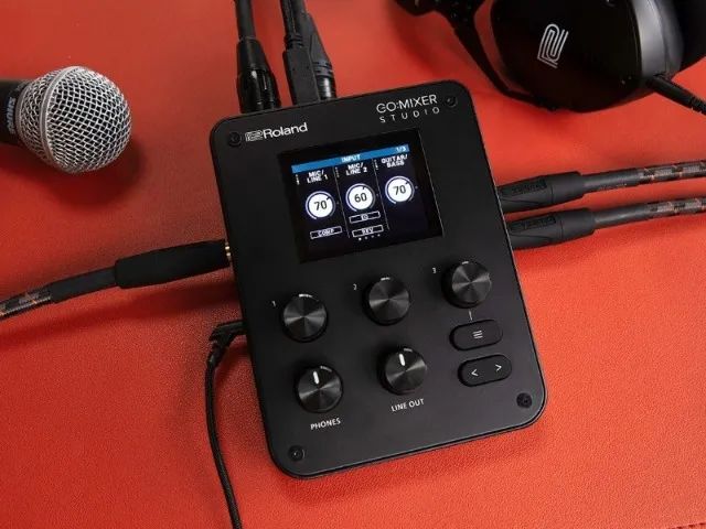 Interface Roland GO:MIXER STUDIO | Interface e mixer de áudio Go Mixer Studio