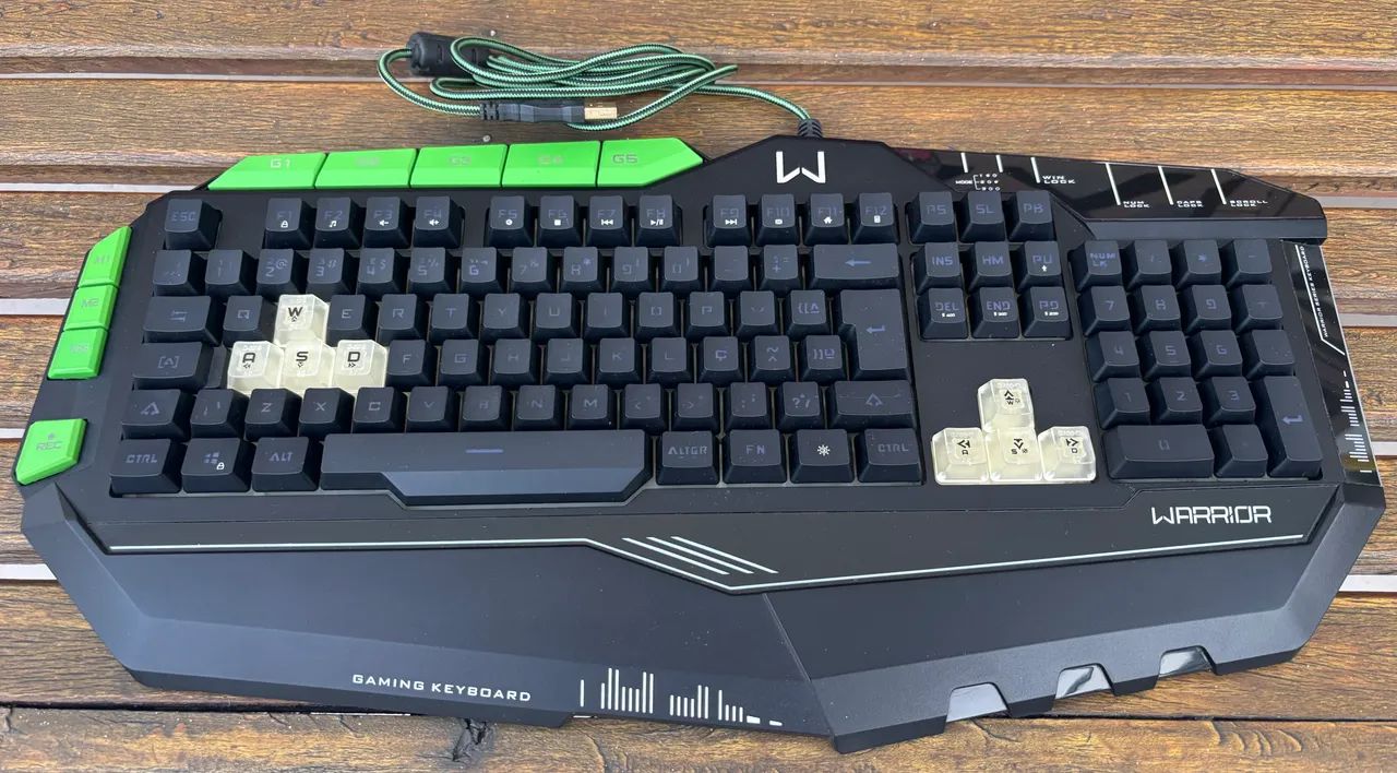 Teclado Warrior TC 199 multilaser 