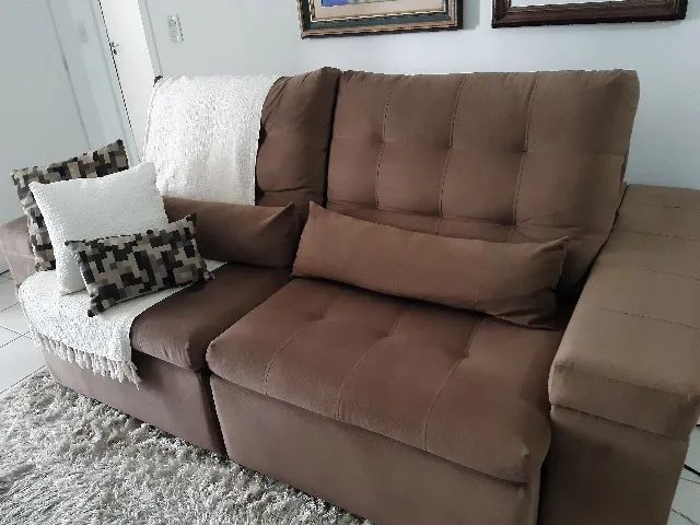 Sofá retrátil e reclinável