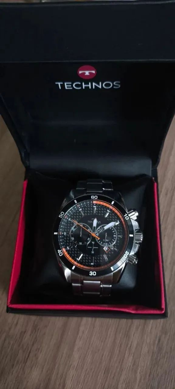 Relógio Technos Masculino TS Carbon Premium JS25BBF/1P