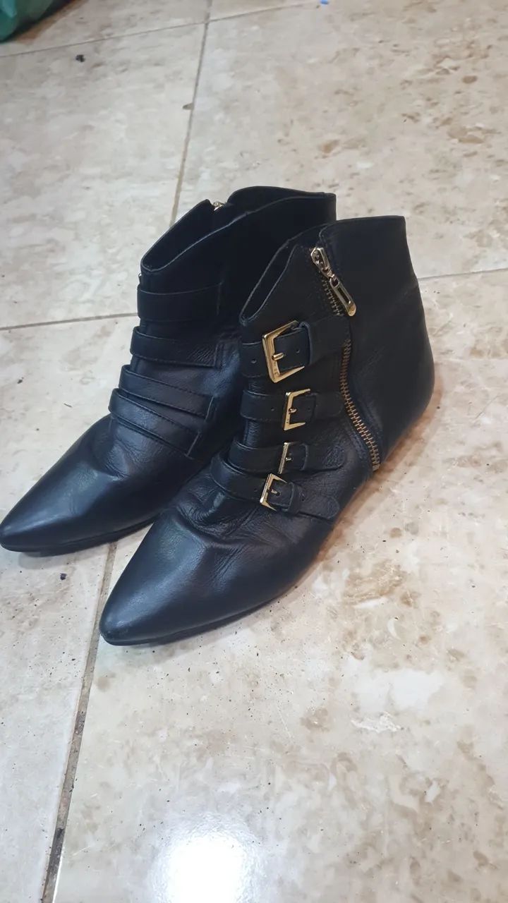 Bota Jorge bischoff em couro 