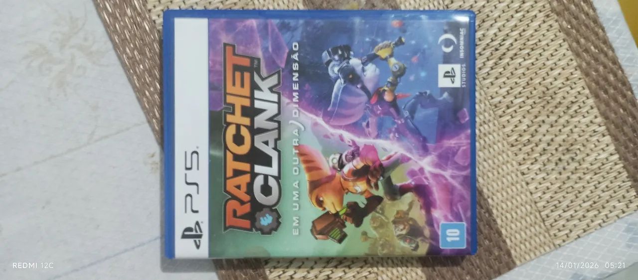 RATCHET CLANK EM OUTRA DIMENSÃO  MÍDIA FÍSICA PS5 