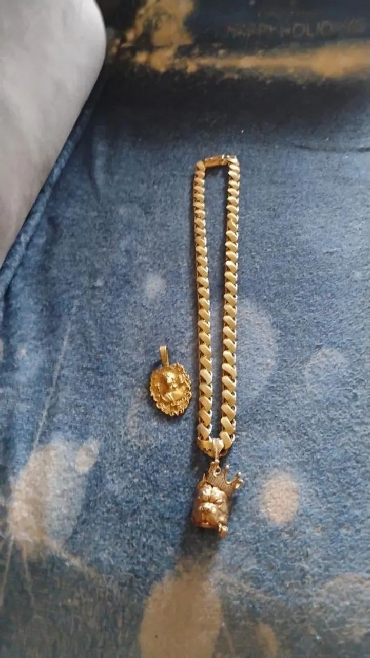 Cordão de moeda antiga 