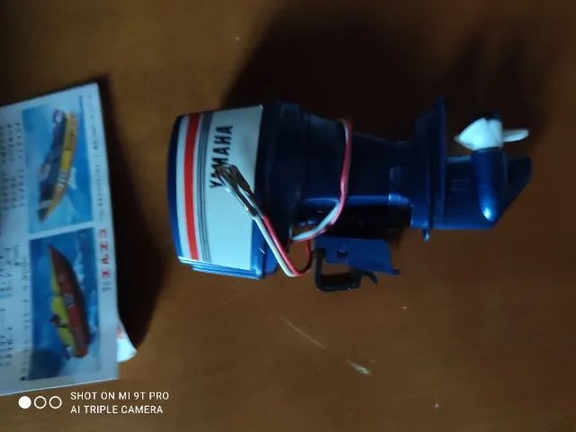 Motor de poupa RC  para barco 1/10 sem uso - Foto 2