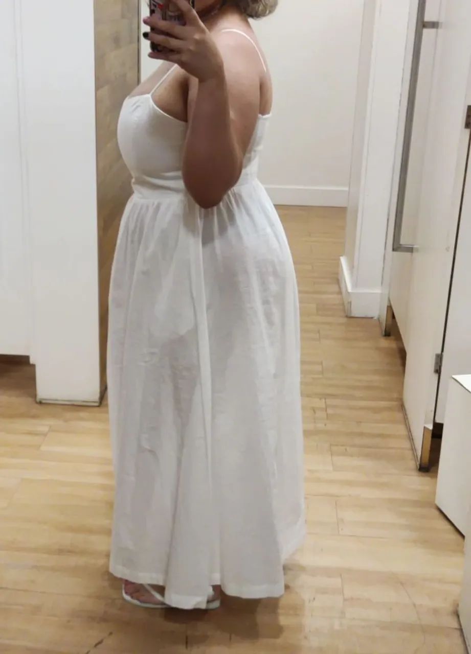 Vestido branco gg - Foto 2