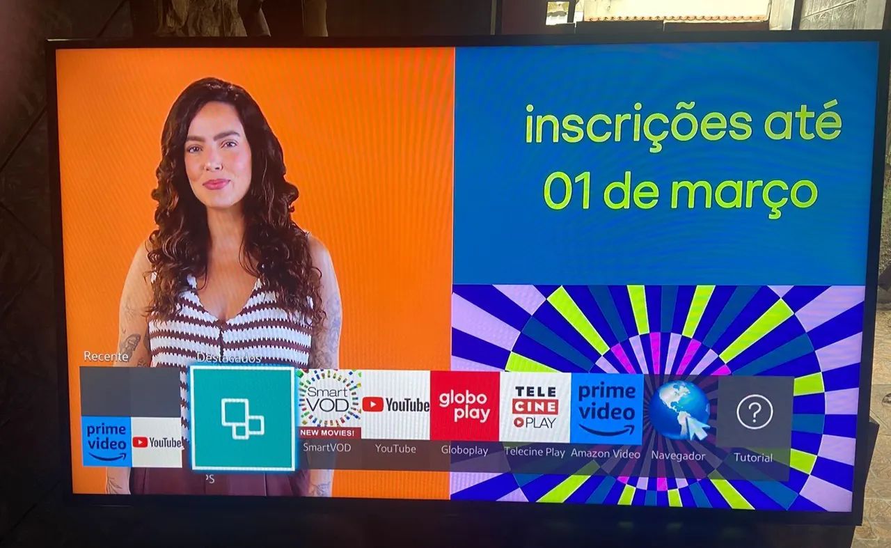 Tv 49 polegadas smartv 