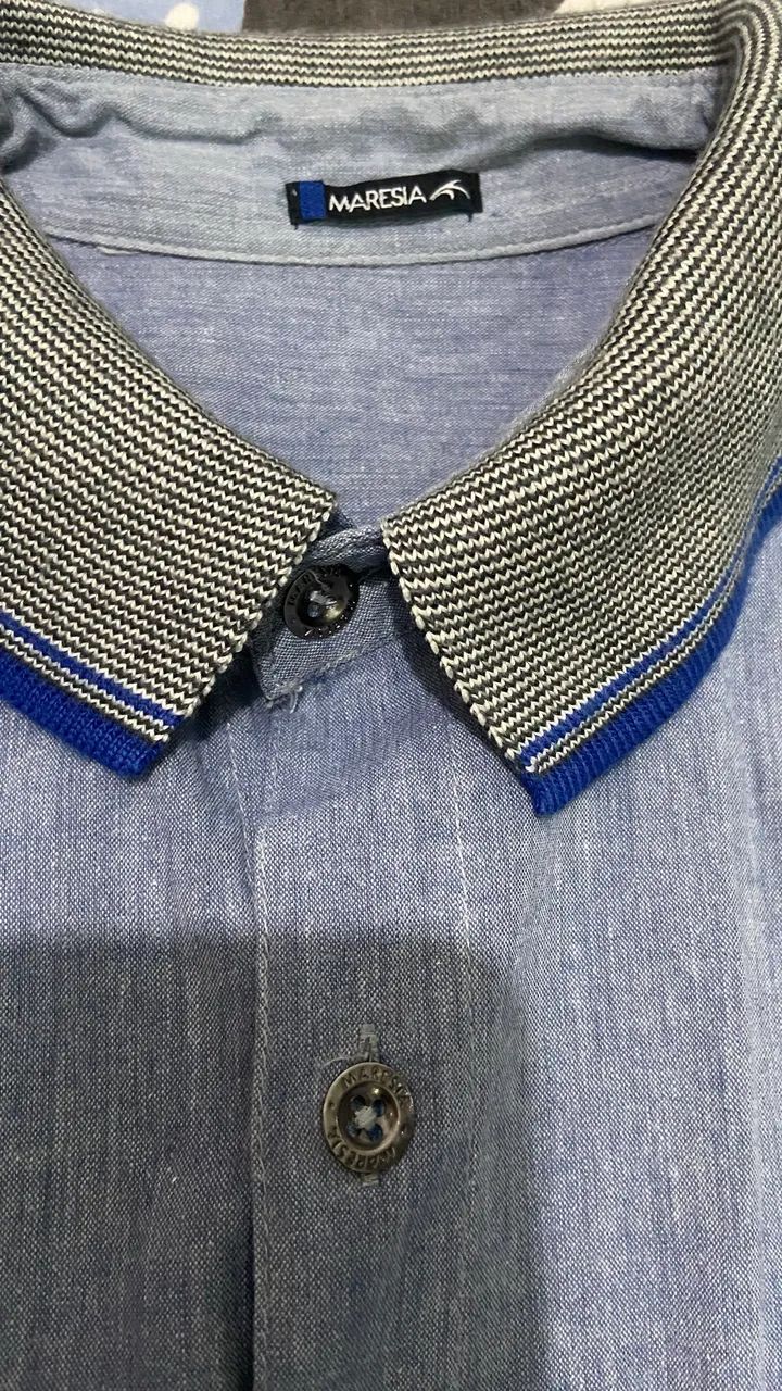 camisa cinza Maresia tamanho M  - Foto 4