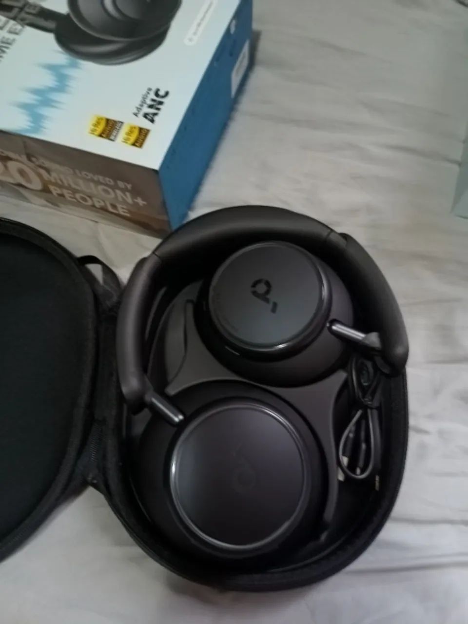 Headphone Anker Soundcore Space Q45, novo caixa aberta para testar