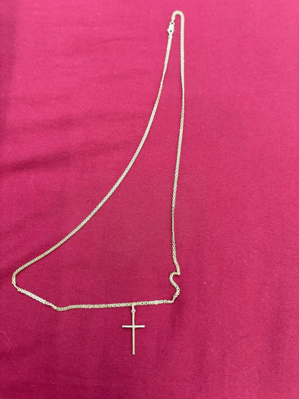 Cordão prata banhado a ouro  - Foto 4