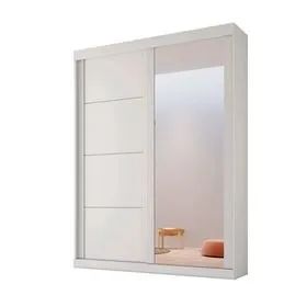Guarda Roupa 2 portas de Correr C/Espelho 100% MDF  - Foto 3